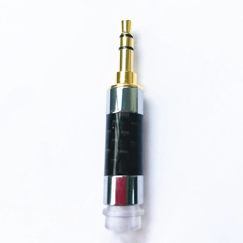 3.5mm Carbon Fiber Tube Headphones Cable Jack Plug Gold Plated 3 Pole Stereo Earphones DIY Parts | Электроника