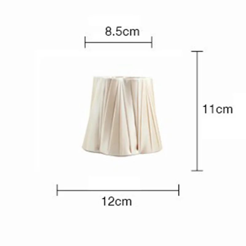 Flower-Style Craft Frame, Cloth Pleated Lamp Shades, Chandelier or Wall Lamp  LampShade, Clip On