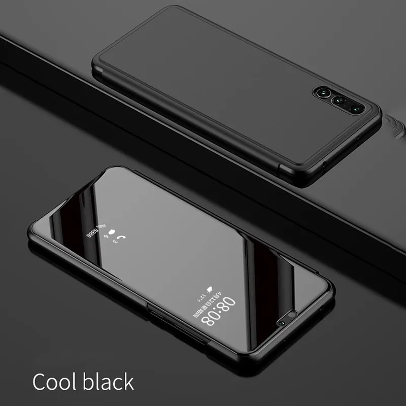 Mi rror Флип Прозрачный чехол для Xiaomi mi 6 красный Note 5A 5 Plus смартфона Черный Синий