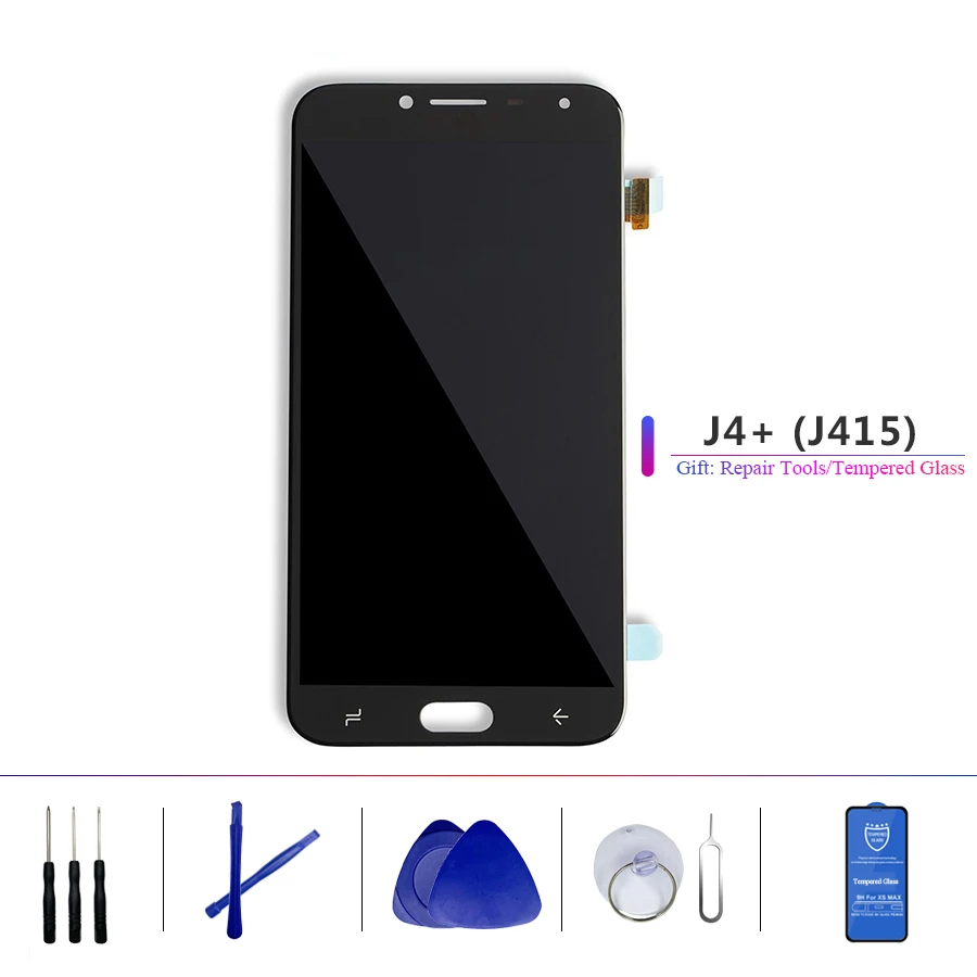 

100% Tested Original J4+ Display Touch Screen Digitizer Assembly For Samsung Galaxy J4 Plus J415 j415F J415FN Display Screen