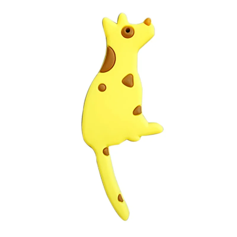 I Lovely Multifunctional Cartoon Cat Fridge Magnet Hook Refrigerator Sticker Creative Hooks - Цвет: I