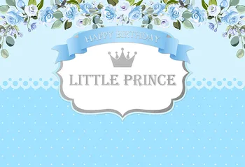

Little prince birthday Backgrounds photography vinyl fotografia baby shower photo Backdrop for photographer studio kits LV-1307