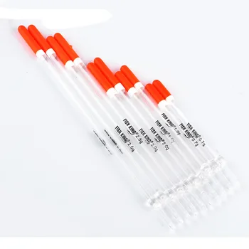 10Pcs/Set 1/1.5/2/2.5/3g Mix Size Hard Plastic Fishing Float With Transparent Tube Vertical Buoy Fishing Tackle