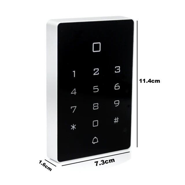 125Khz 13.56Mhz Rfid Card Smart Lock Door Access Control System Standalone RFID Keypad Waterproof Optional Access Controller 2