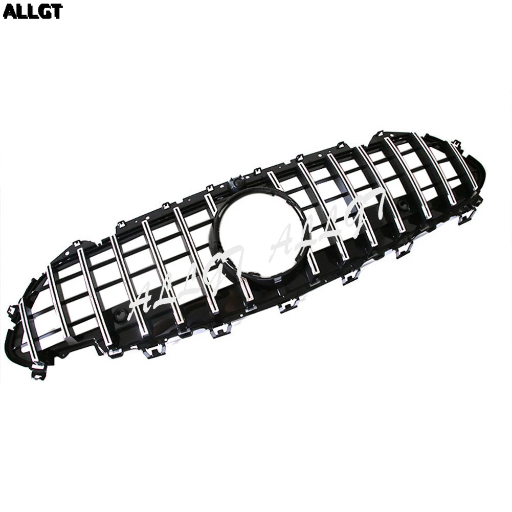 Front Grill Fit for Mercedes Benz W257 CLS CLS350 CLS450 CLS500 C257 Black Silver Grille Bumper