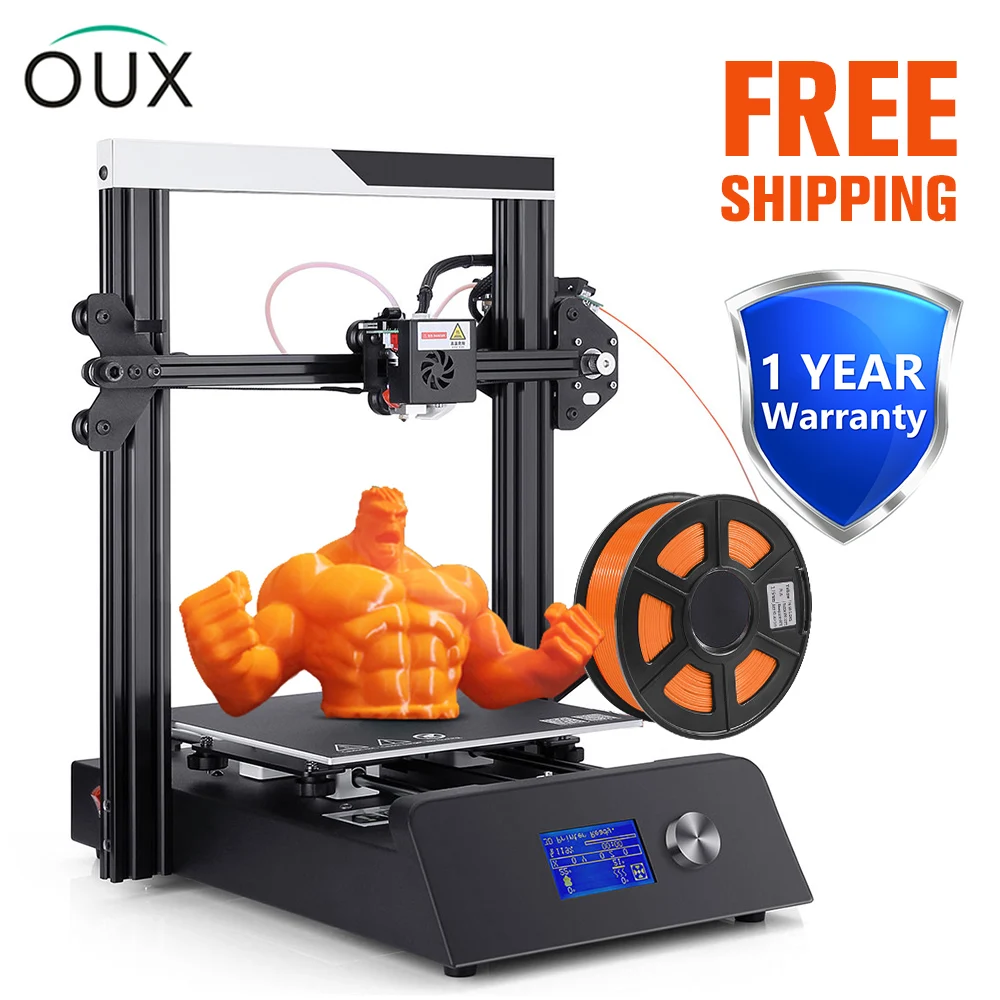 3D-принтер OUX с высокой точностью Набор сделай сам функцией возобновления печати
