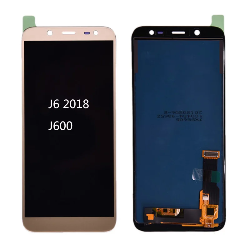 Цена J600 ЖК экран для samsung Galaxy J6 2018 J600 J600F J600G J600Y ЖК дисплей кодирующий преобразователь сенсорного экрана в сборе Бесплатная доставка