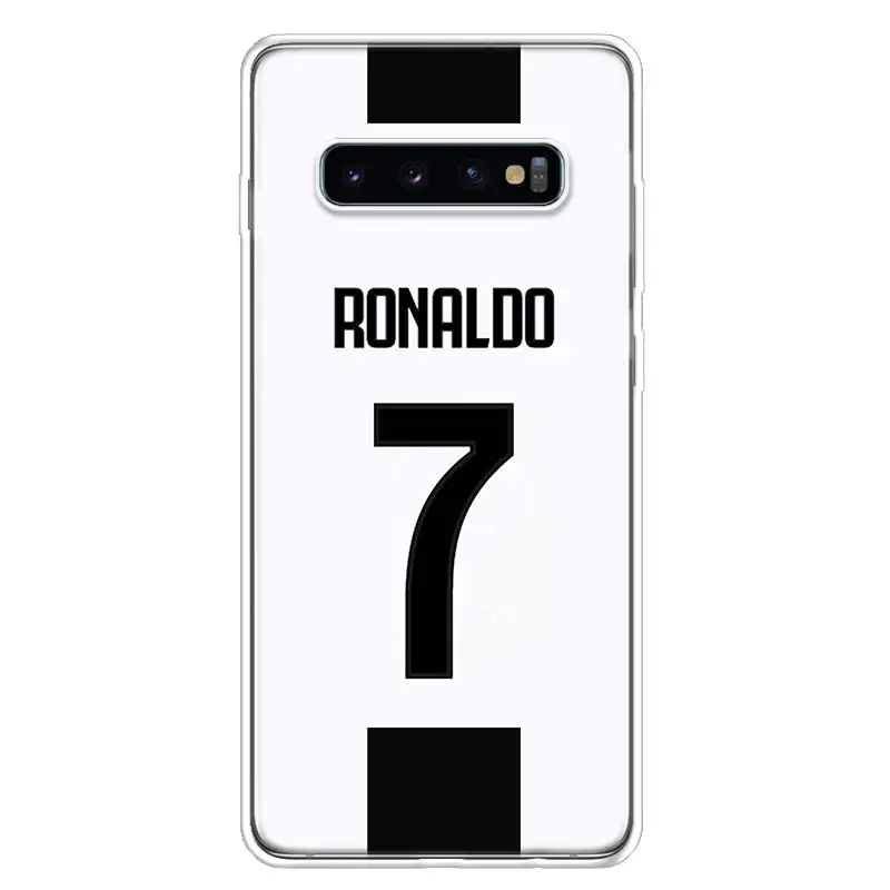 CR7 Криштиану Роналду крышка чехол для телефона для samsung Galaxy S10+ Note 10 9 8 S9 S8 J4 J6 J8 плюс S7 S6 корпус под плетенную сумку - Цвет: TW108-3