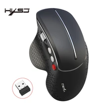 Hxsj T32 USB беспроводная мышь 2,4 ГГц 3600 dpi эргономичная оптическая 6 кнопок игровая мышь для настольного ноутбука