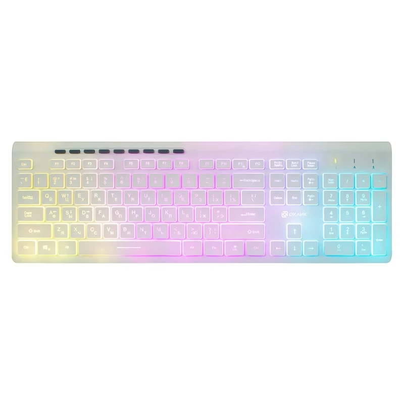 Клавиатура OKLICK 490ML, белый