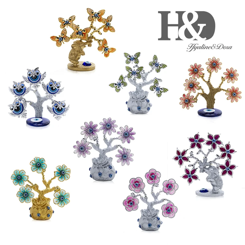 H & D синее дерево со сглаза смоляное украшение для денег на удачи подарок удачу