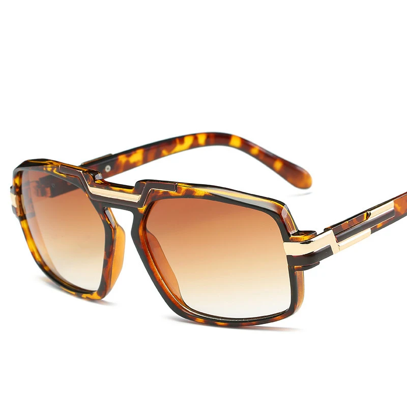 Мода, солнцезащитные очки для женщин и мужчин, роскошные брендовые дизайнерские Винтажные Солнцезащитные очки-авиаторы, негабаритные солнцезащитные очки, прозрачные очки - Цвет линз: C3