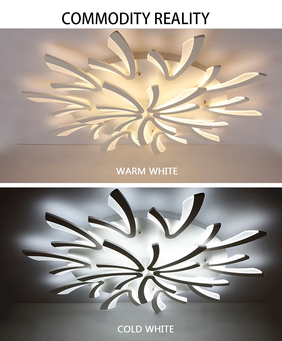 New Arrival two colors Modern Led Chandelier For Living Room Master Room Bedroom Fixtures AC220V Chandelier Fixture