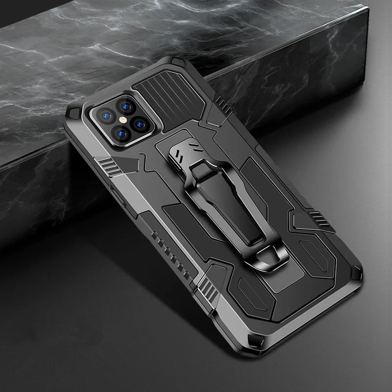Armor Phone Case For Samsung Galaxy A2 J2 J4 J6 J7 NXT A01 Prime Plus Core Rugged Aluminum Magnetic Stand Metal Anti-fall Cover
