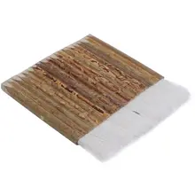 " широкий прямоугольный хаки бамбуковая ручка белая искусственная шерсть кисть для рисования продвижение