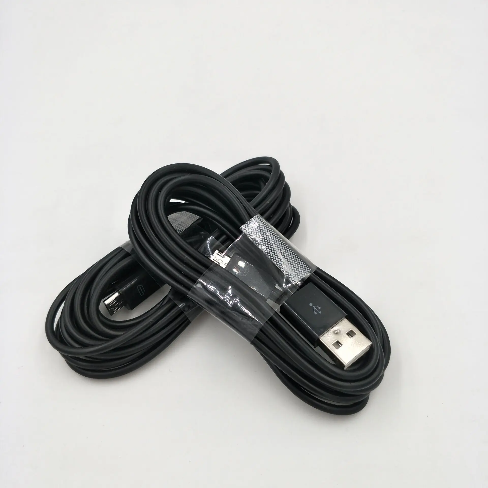

500pcs White Black 3 Meter USB Charging Power Cable For P-S-4/Xbox-One Controllers