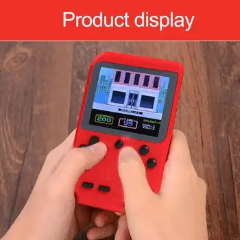 

Mini Handheld Video Game Console Built-in 500 Games Pocket Game Player Family TV Video Output Support Handle Connection