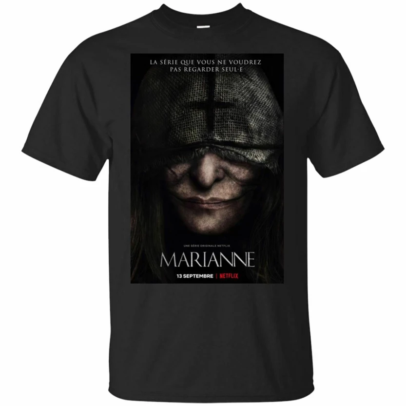Marianne (2019) Movie Tv Black Navy T-Shirt S-3Xl Homme Plus Size Tee Shirt |