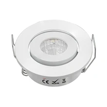 2 шт./лот, белые миниатюрные встроенные потолочные светильники, светодиодный светильник COB для лестничных шкафов, 3 Вт, 5 Вт, Мини Светодиодный точечный светильник