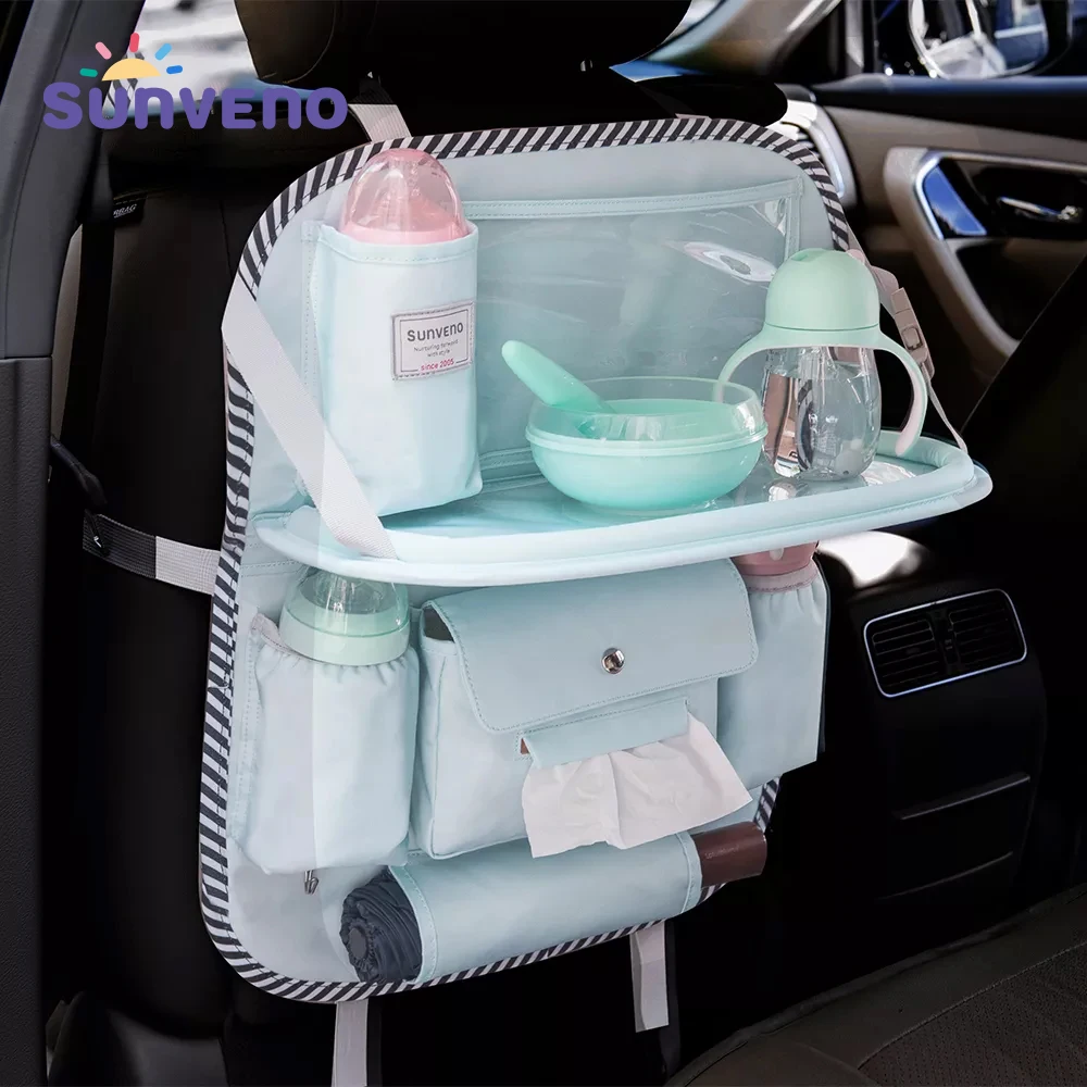 Sunveno Car Backseat Organizer Car Seat Organizer Back Seat Storage Bag