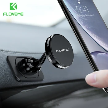 

FLOVEME Magnetic Car Phone Holder For Samsung Note 10 Plus iPhone 11 Universal Phone Holder For Phone In Car Magnet Mount Stand