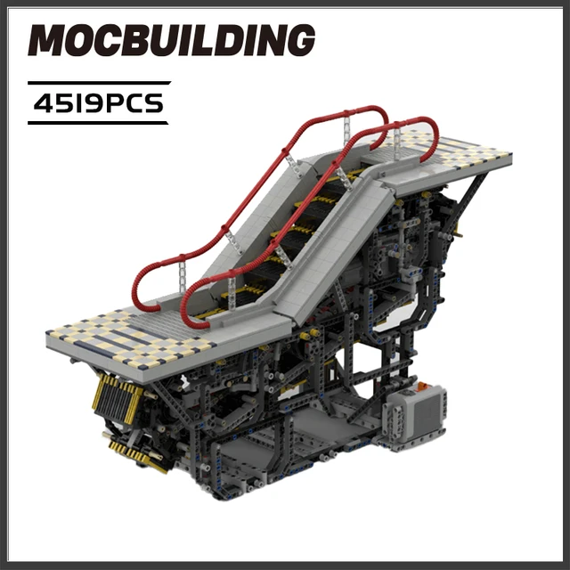 High tech Kit Motorized Escalator GBC Creator expert MOC Blocks Technology Education Series Kid Building Block Toys Gifts 1