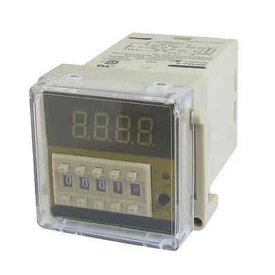 

DH48J-A AC 85-245V 60 CPS Digital Counter Relay 1-9999 (x1,x10,x100) 8 Pin