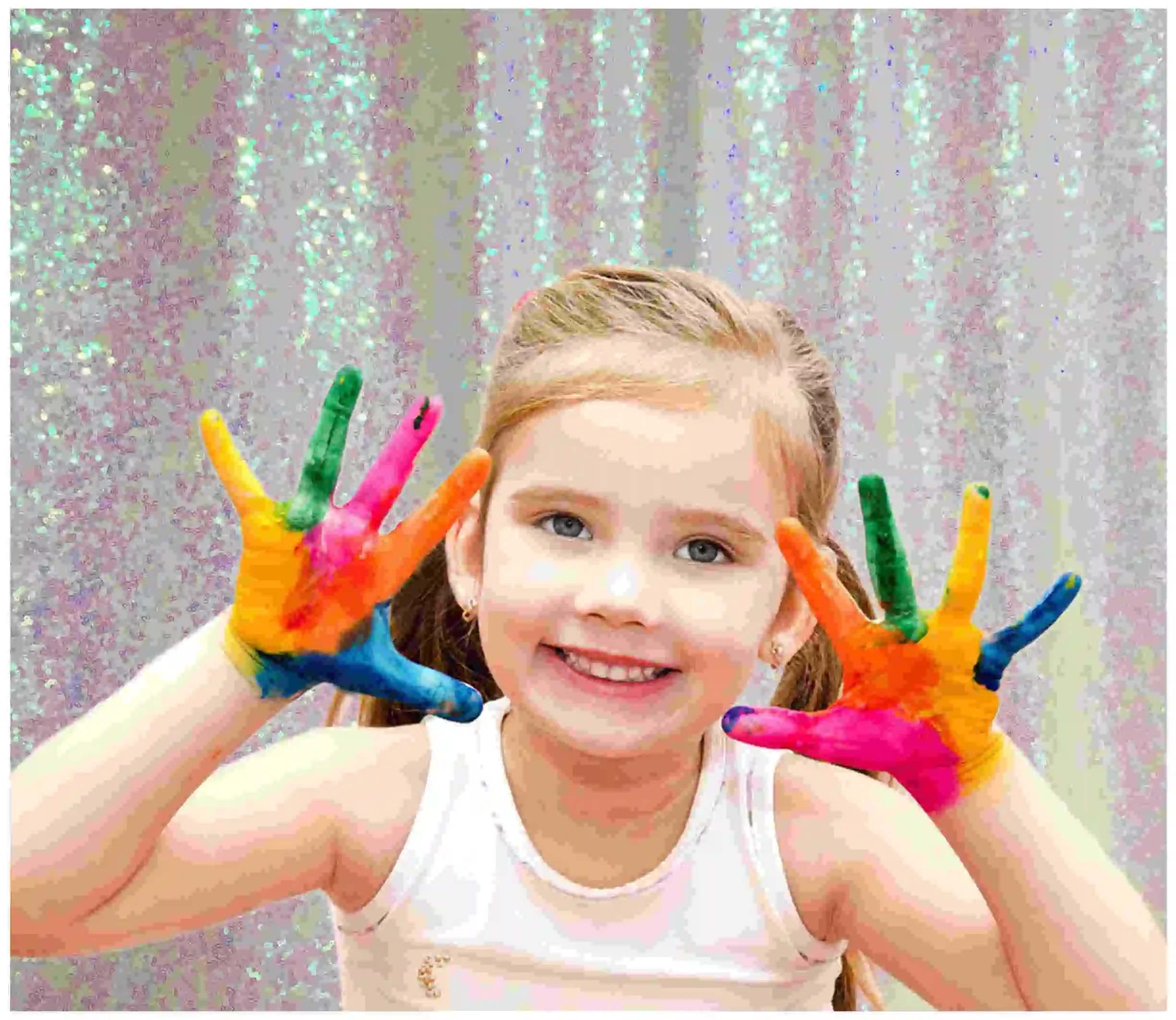 

Shinybauty Iridescent White Curtain For Backdrop Sequin Backdrops Iridescent Wedding Background Birthday Decoration Wall-M190812