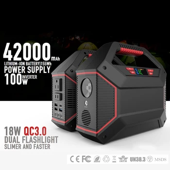 

High Quality Emergency Solar Power Station For Outdoors Camping Travel Hunting Emergency For Smart Phone Laptop Home Appliance