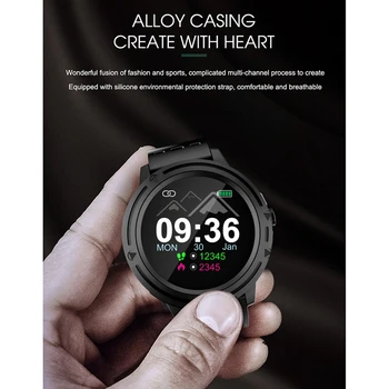 

HFES V5 Smart Watch Sport Bracelet Fitness Tracker Blood Pressure Heart Rate for Xiaomi IOS Android -Black