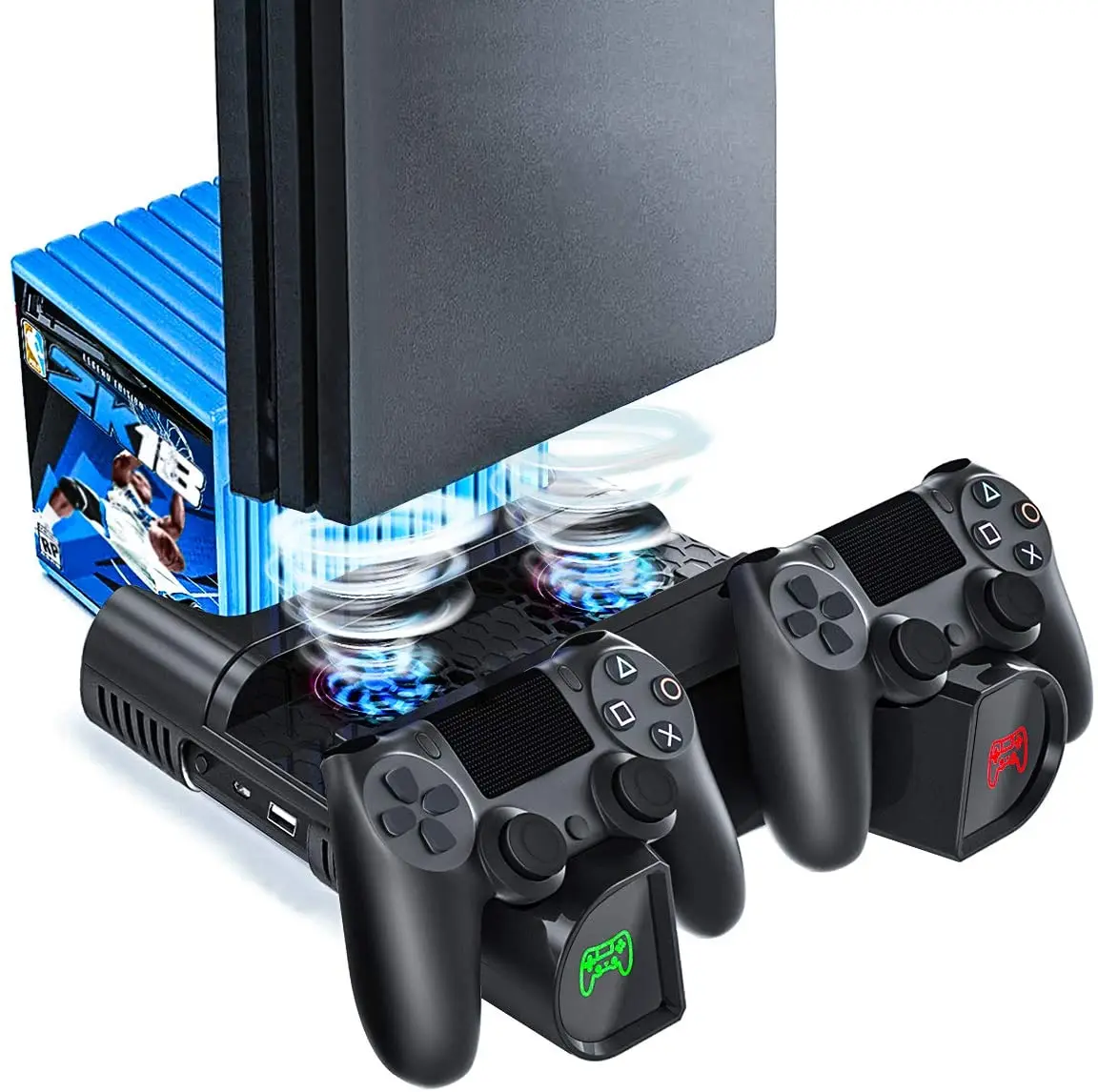 OIVO Support Ventilateur du Refroidissement pour PS4/PS4 Pro/PS4