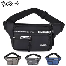 

YoReAi Waterproof Woman Waist Bags Fanny Pack Fashion Chest Packs Outdoor Crossbody Shoulder Bag Large Capacity Unisex 5 Pockets