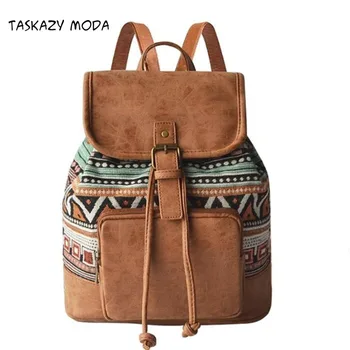 

2020 New Women Printing Backpack Canvas School Bags For Teenagers Shoulder Bag Travel Bagpack Rucksack Bolsas Mochilas Femininas