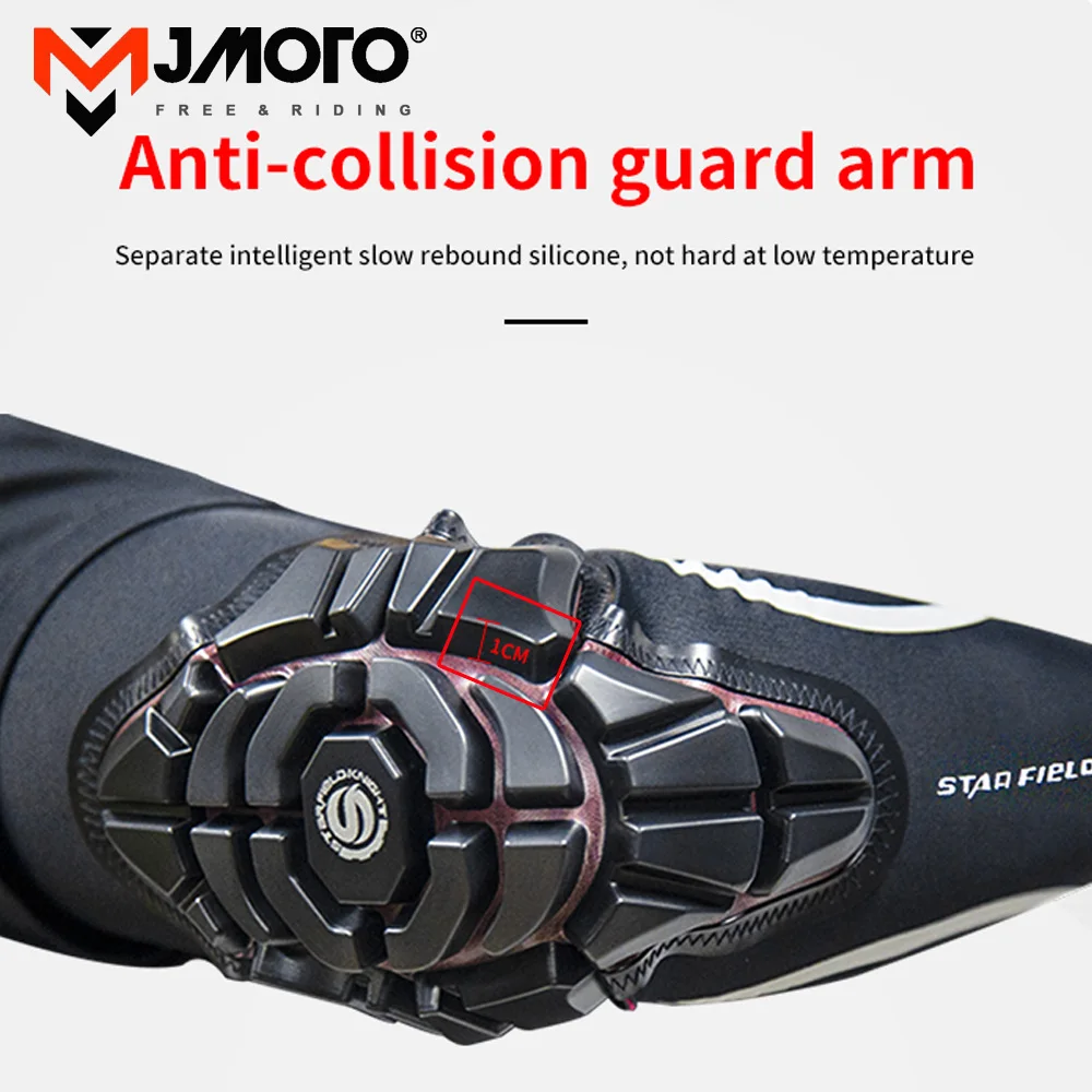 Coudières de Moto Anti-collision, bloc de bras de protection UV, manchon de  main très élastique, respirant, manchon de bras froid, équipement de Moto  pour hommes - AliExpress