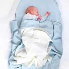 Детское одеяло s новорожденное милое большое кроличьими ушками мягкое теплое одеяло вязаная пеленка детское банное полотенце детское постельное белье s