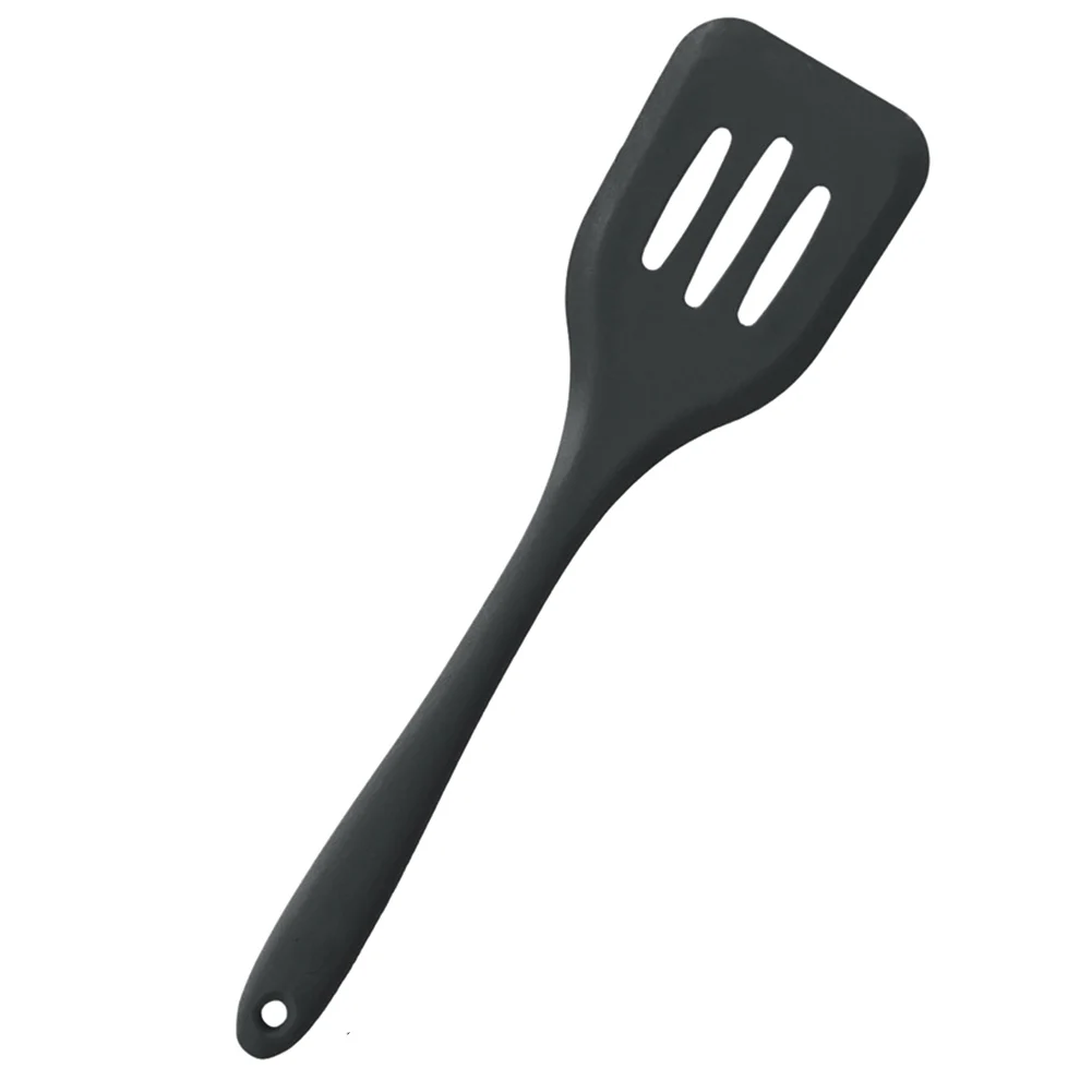 Silicone Handhold Durable Spatula Non-stick Pan Use Hygienic Slotted Easy Clean Cooking Utensil Steel Core Heat Resistant