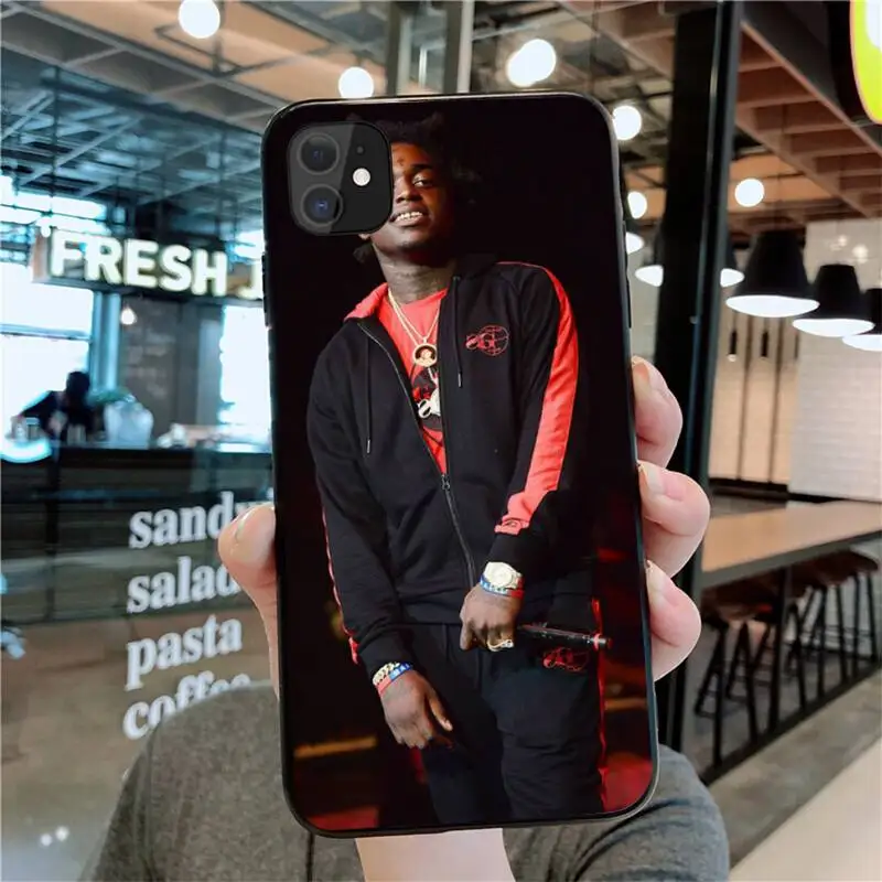 HPCHCJHM Kodak Black Rapper Phone Case Cover for iPhone 11 pro XS MAX 8 7 6 6S Plus X 5S SE 2020 XR case