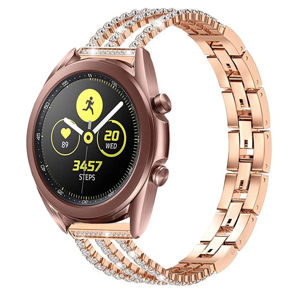 

For samsung active 2 galaxy watch 3 45mm 41mm 46mm band gear S3 Frontier strap 22 20mm for huawei watch gt 2e amazfit bip correa