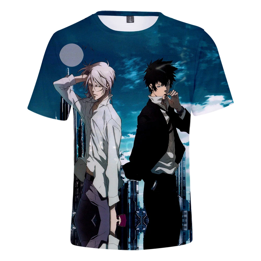 Psycho-Pass/шорты для мальчиков с объемным шариком; Новинка; топ для отдыха с 3D принтом; сезон весна-осень; роскошный Harajuku