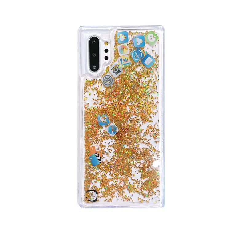 Fashion Mobile Application Icons Phone Cover for Samsung Note 10+ Dynamic Liquid Quicksand Case for Samsung S20 Ultra S9 S8 S10+ Fashion Mobile Application Icons Phone Cover for Samsung Note 10+ Dynamic Liquid Quicksand Case for Samsung S20 Ultra S9 S8 S10+