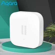Aqara titreşim sensörü uyku değerli Alarm monitörü algılama şok hareket Zigbee destek Xiaomi Mijia akıllı ev orijinal