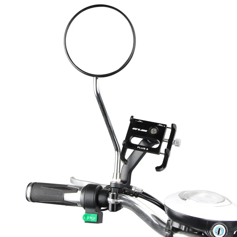 Motorcycle Mobile Phone GPS Holder Universal 360 Degrees Rotate Thicken Aluminum Alloy Electromobile Bike Stand Bracket