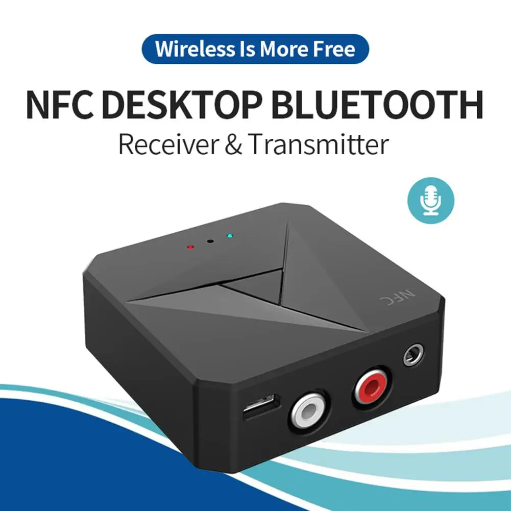 Bluetooth 5 0 NFC аудиоприемник беспроводной передатчик приемник с низкой задержкой