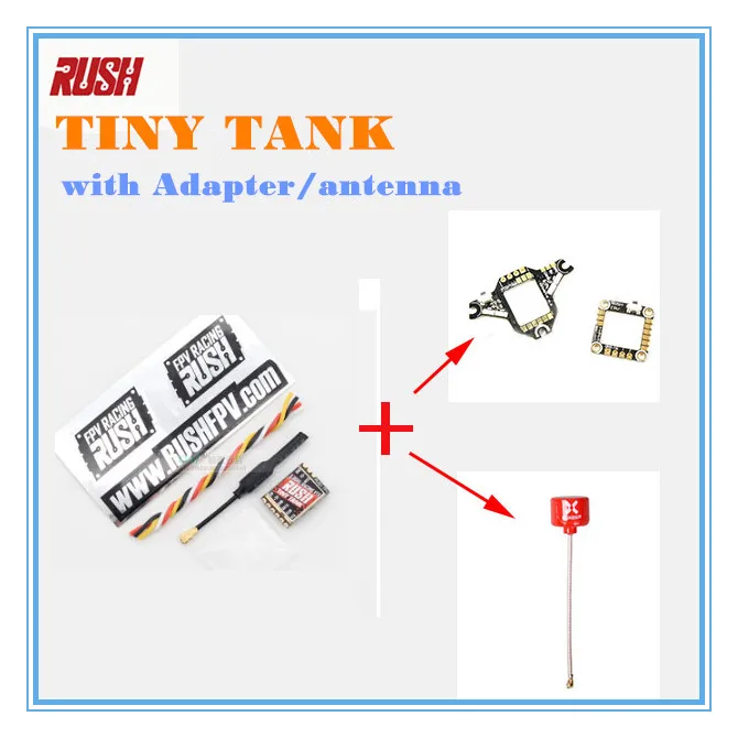 Новый/RUSH маленький бак Nano /VTX Whoop VTX адаптер 48CH 350mW TBS SmartAudio FPV видео передатчик 5V