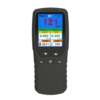 

PM1.0 PM10 TVOC TEMP HUM AQI Multi Test Data for Indoor Outdoor Car