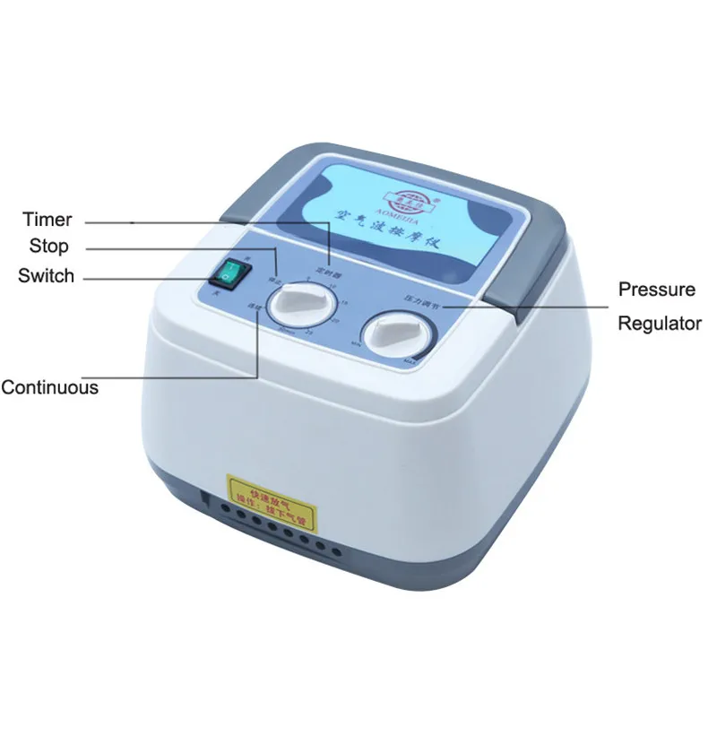 8 Air bags Electric Air Compression Massager Tall Man Waist Leg Pump Wraps Foot Ankles Calf Massage Presoterapia Pain Relaxation 3