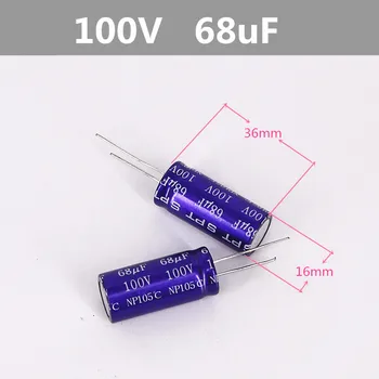 

1pcs Large Volume Capacitance of 68UF/100V Capacitor Frequency Divider