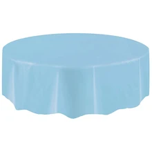 Горячая Пластик круговой Скатерти крышка одноразовые вечерние дома протрите чистой скатерть LSF