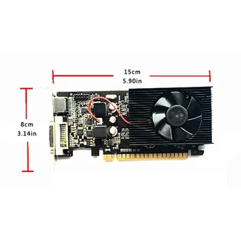 

HD7670 4GB Graphics Card 128bit Independent HDMI Graphics Card Video Card Desktop Office Home PC Accessories
