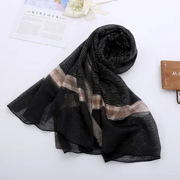

Fashion Classic scarf Fashion Collar Baby Scarf Cotton O Ring Neck Scarves new black